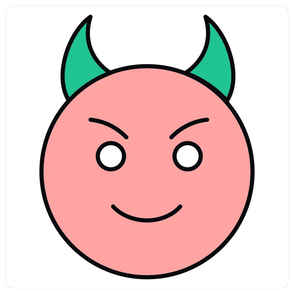 Angry and emoji icon concept vector