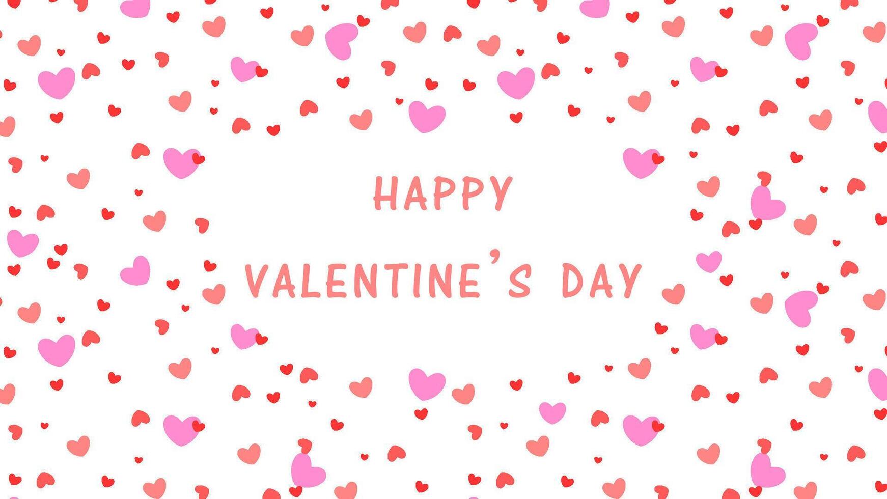 background with hearts vector