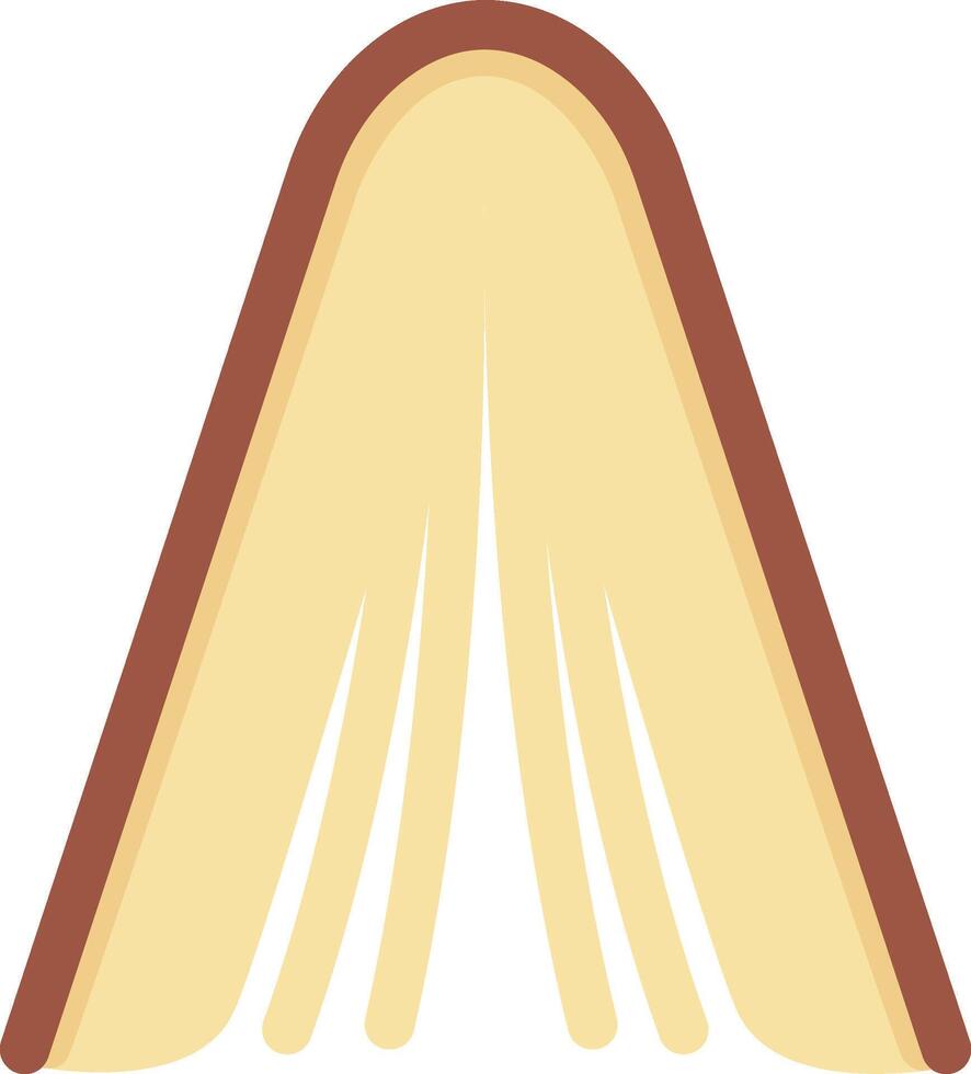 Open hardcover book positioned from above, displaying the spine and pages elegantly fanned out, evoking themes of reading, studying, and the pursuit of knowledge vector