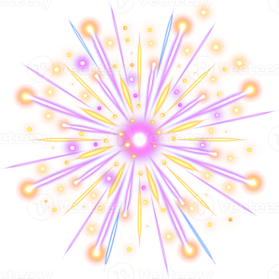 illuminated shapes glowing png