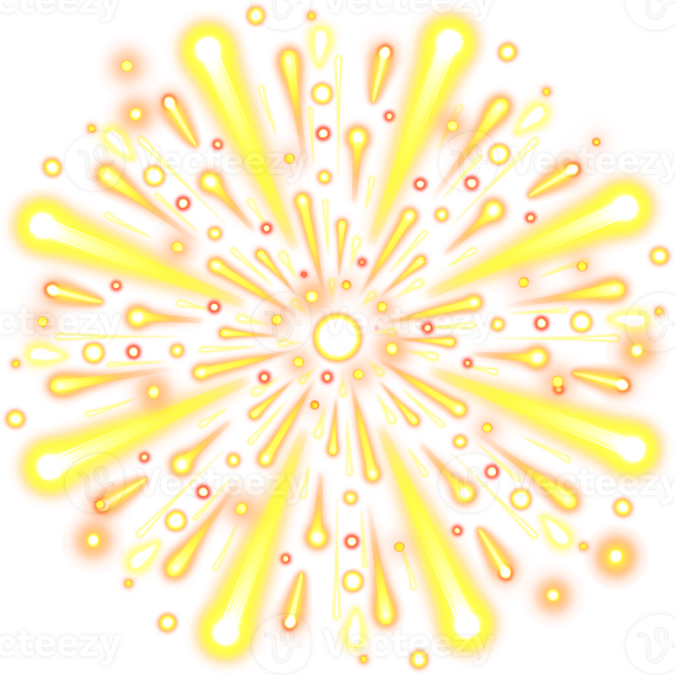 illuminated shapes colorful bursts png
