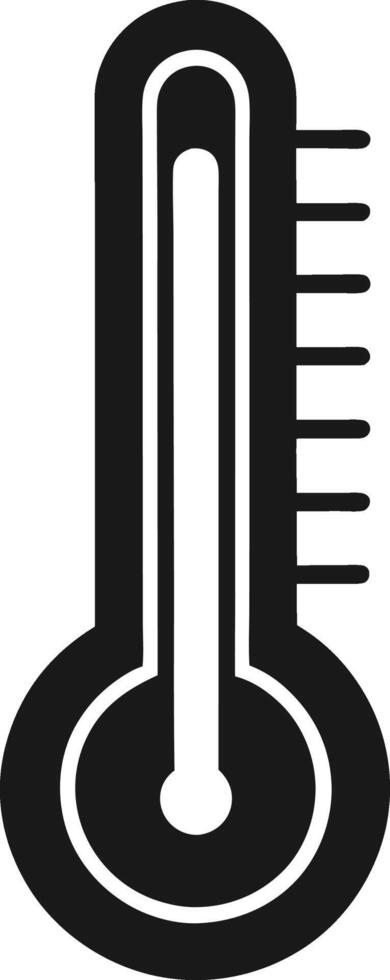 Medical instrument of thermometer silhouette art illustration design vector