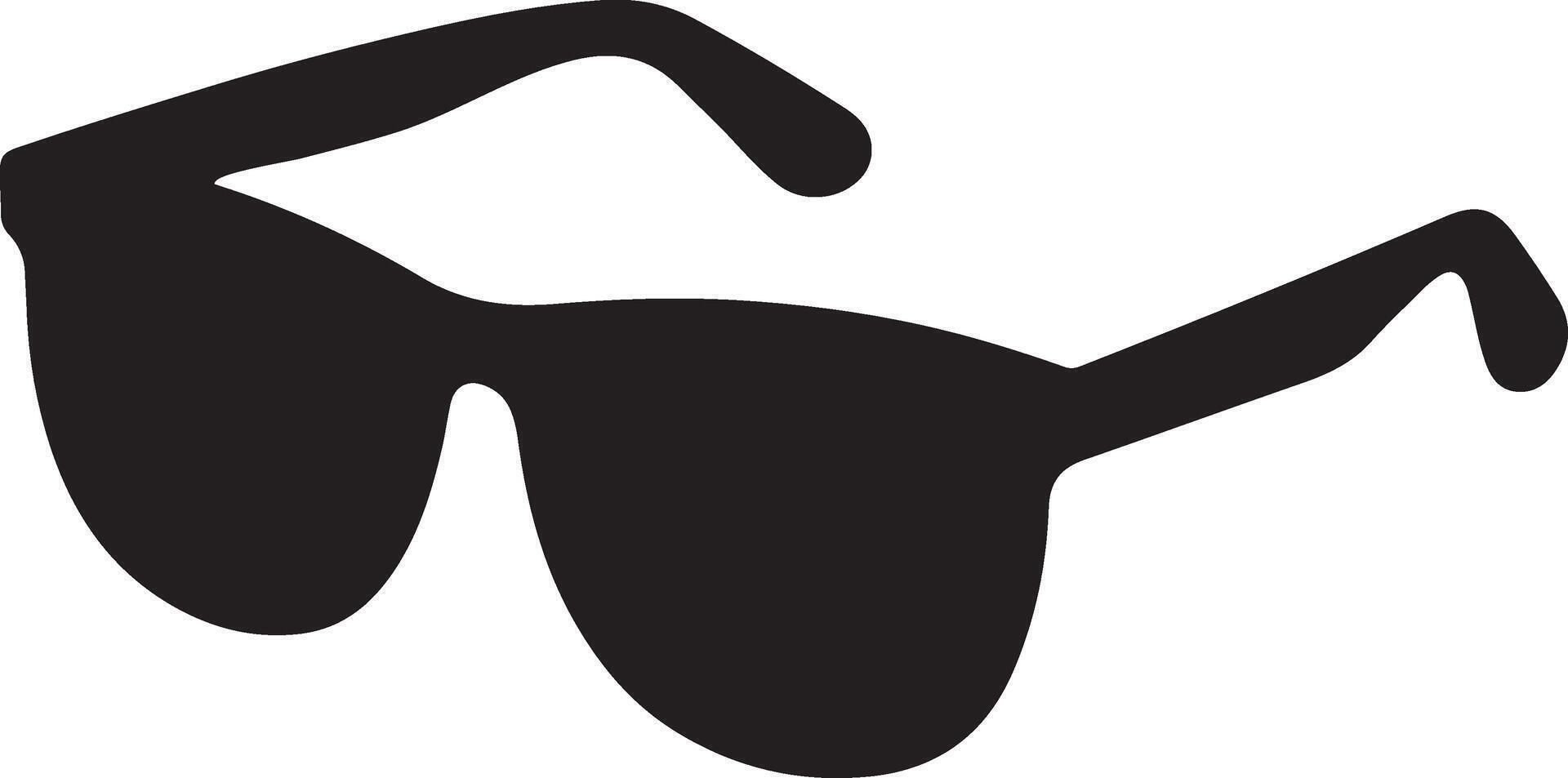 Modern sunglass silhouette art, icon and logo graphics design vector