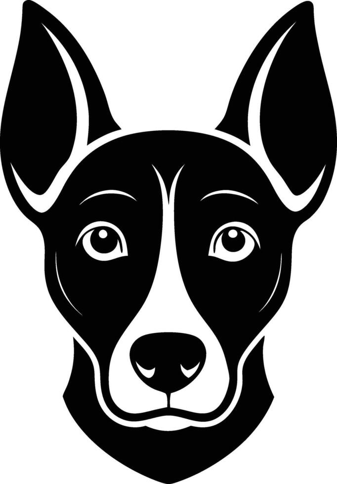 Dog icon and logo silhouette art, symbol illustration graphics design vector