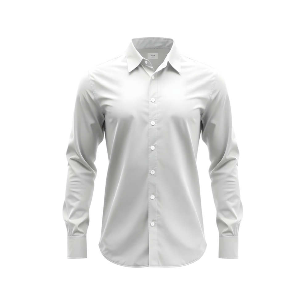 A white shirt on a black background png
