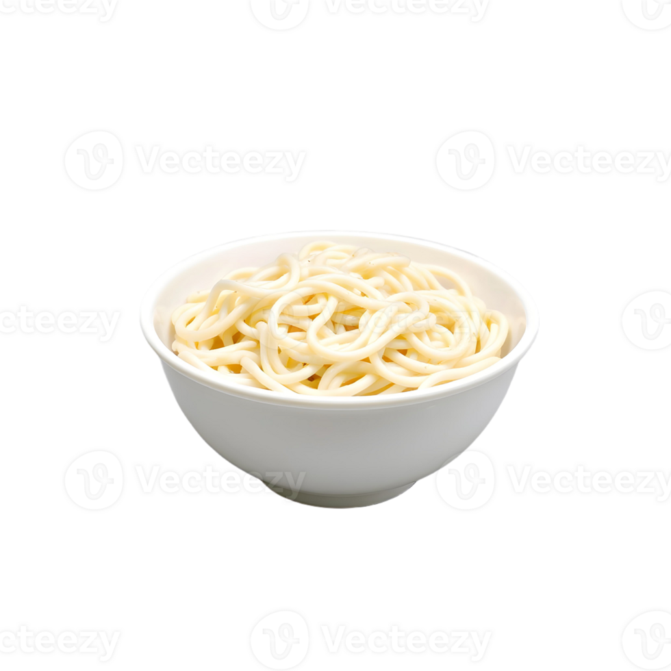 A bowl of noodles on a black background png
