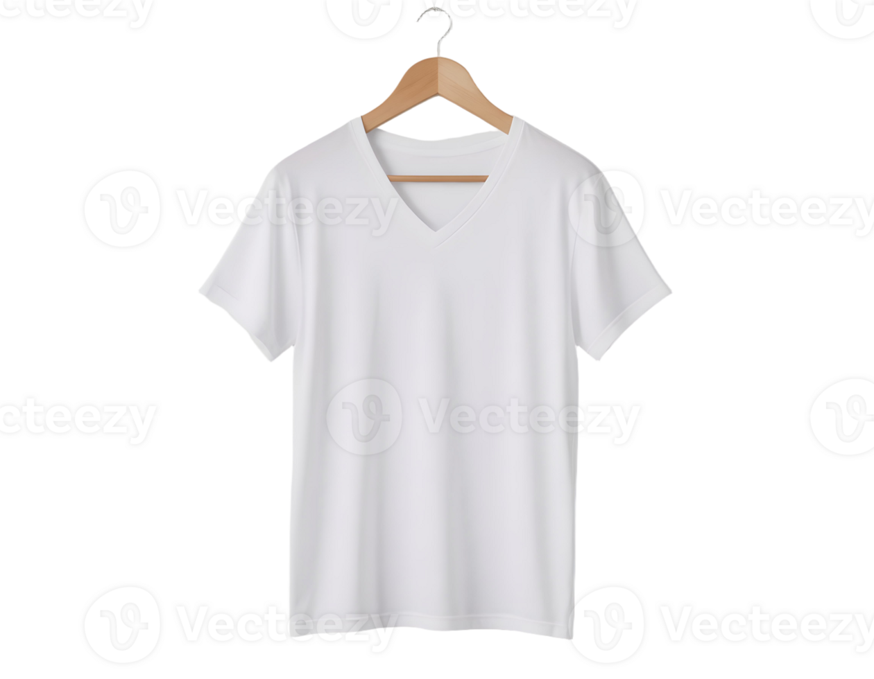 A white t - shirt on a hanger png