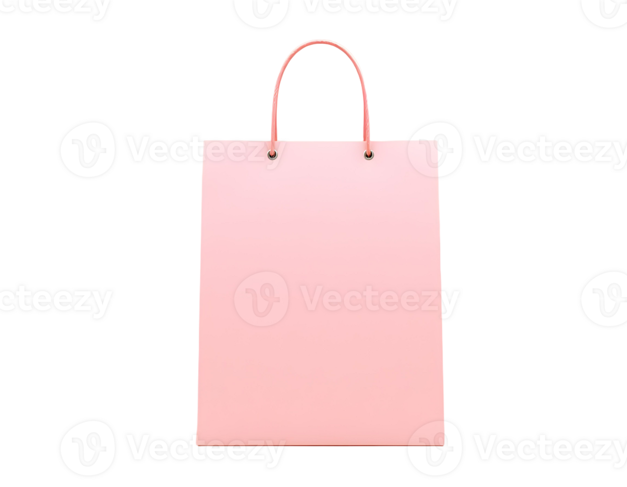 A pink shopping bag on a black background png