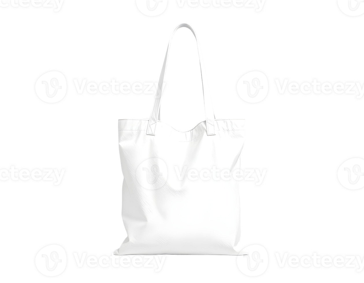 A white tote bag on a black background png