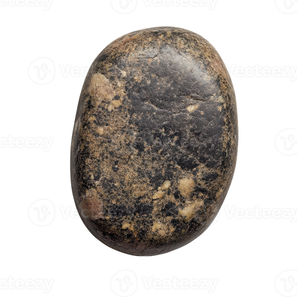 Close-up View of River Stones for Natural Landscape Use on transparent background png