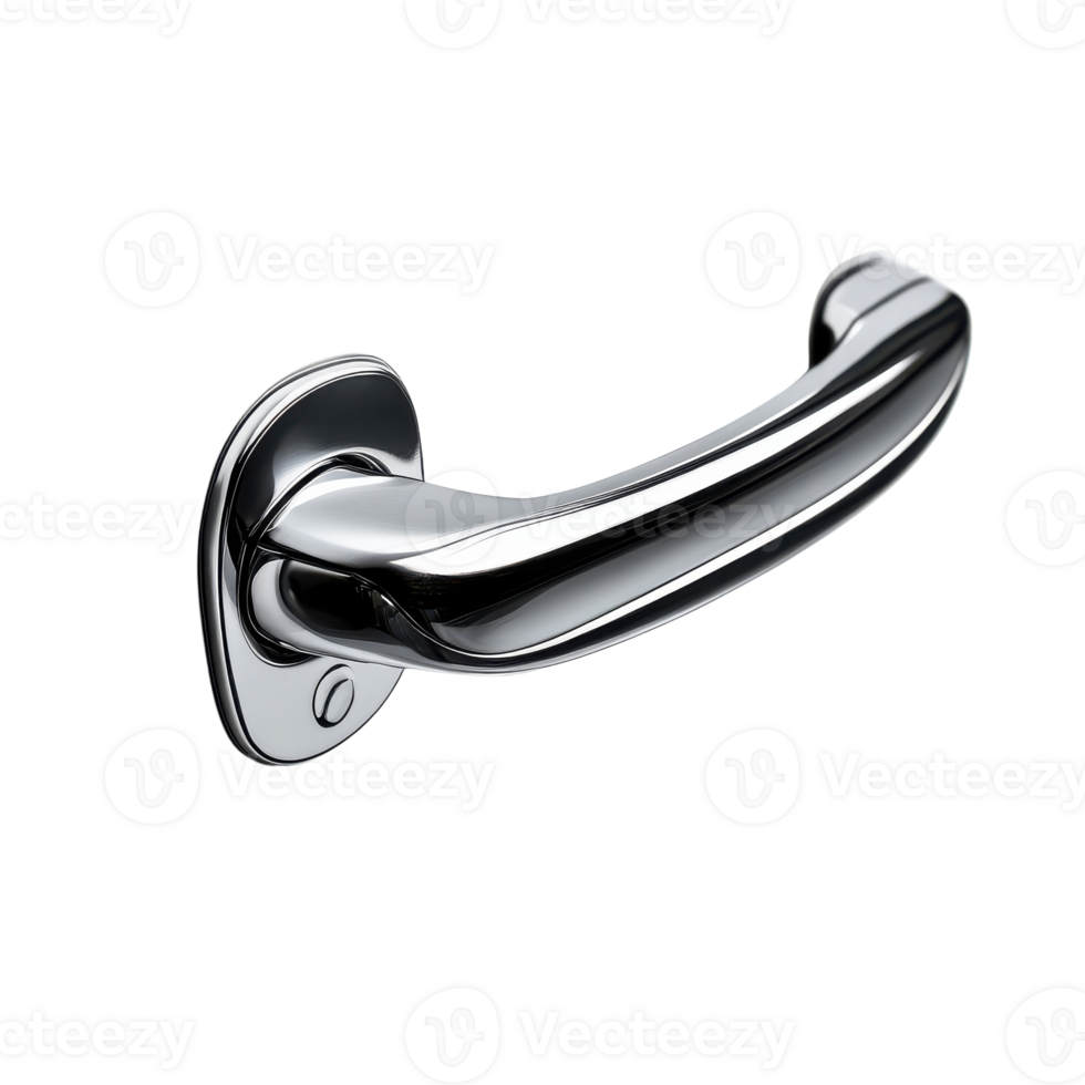 Isolated Car Door Handle for Automotive Design and Repair Projects on transparent background. png