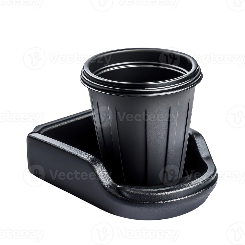 Car Cup Holder Isolated on White Background for Automotive Designs on transparent background. png