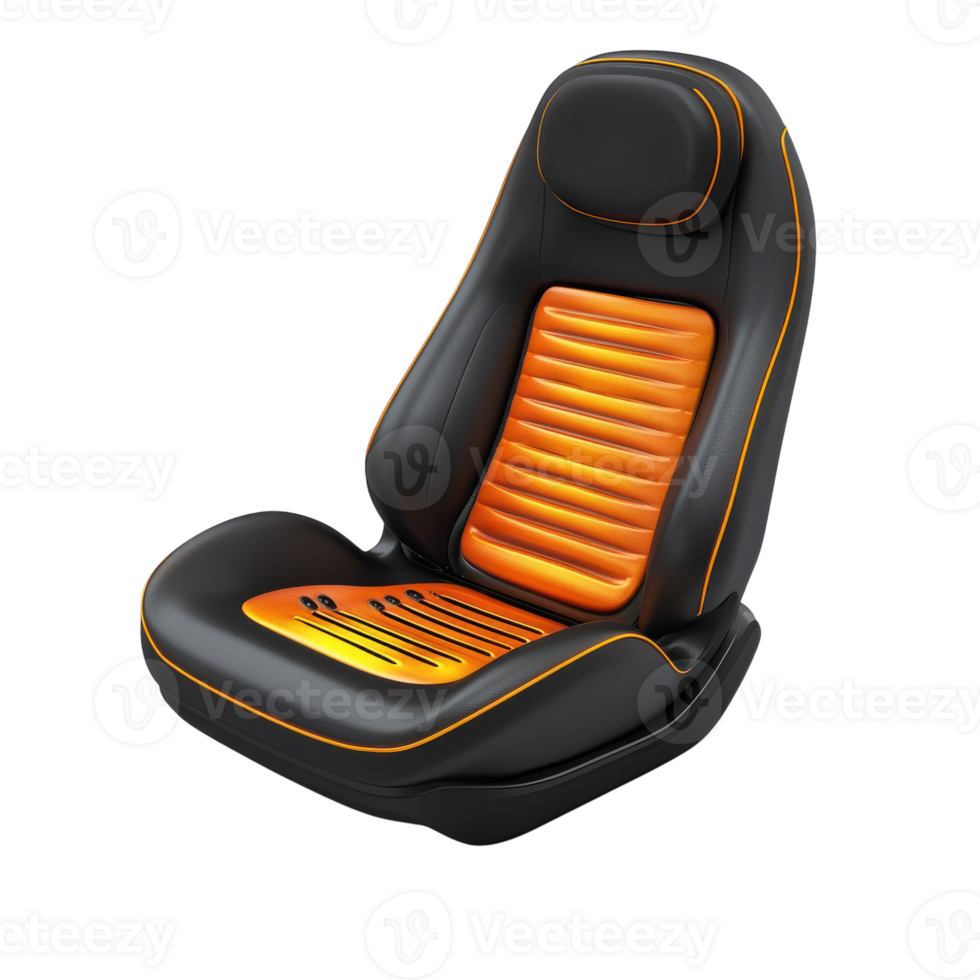 Comfortable Car Seat Heater for Enhanced Driving Experience on transparent background. png