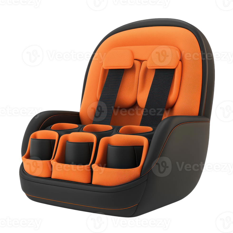 Versatile Car Seat Organizer for Ultimate Convenience on transparent background. png