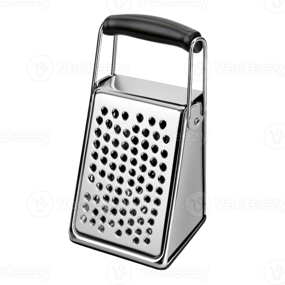 Versatile Cheese Grater for Culinary Creations on transparent background. png