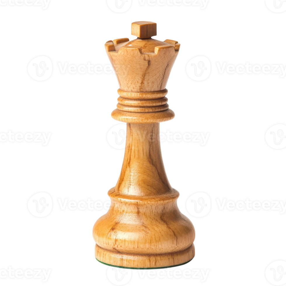 Chess Queen Piece A Symbol of Strategy and Power in Board Games on transparent background. png