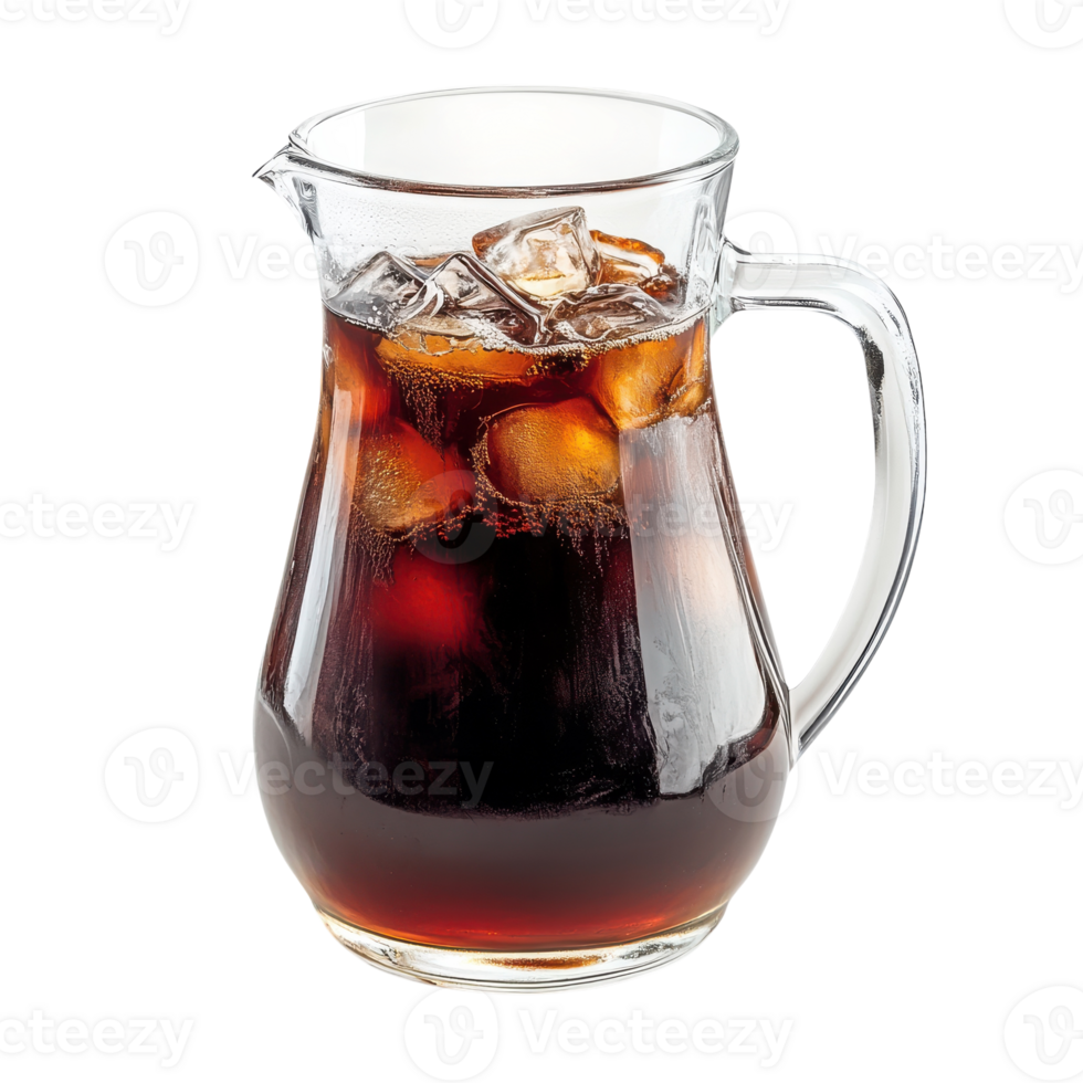 Sleek Cold Brew Coffee Maker for Effortless Brewing on transparent background. png