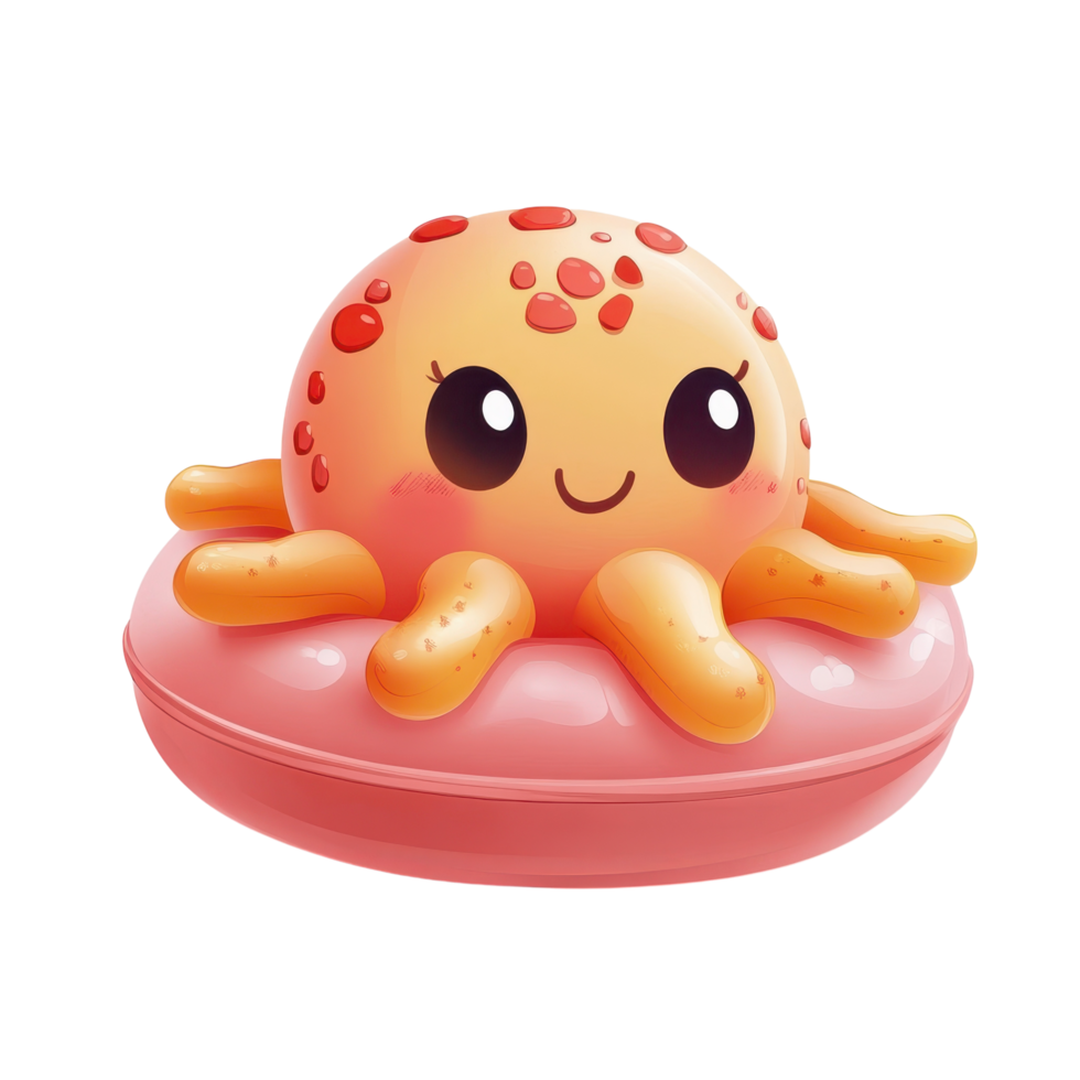Cute Float Isolated on a White Background for Summer Activities on transparent background. png