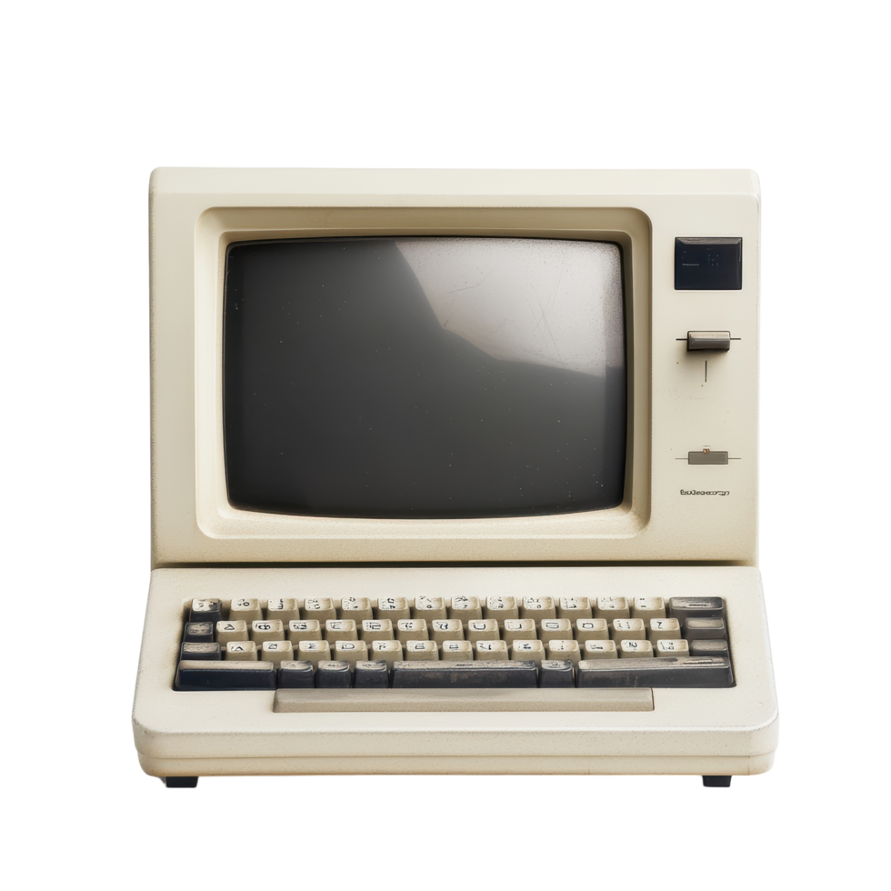 Isolated Desktop Computer for Professional Use on transparent background. png