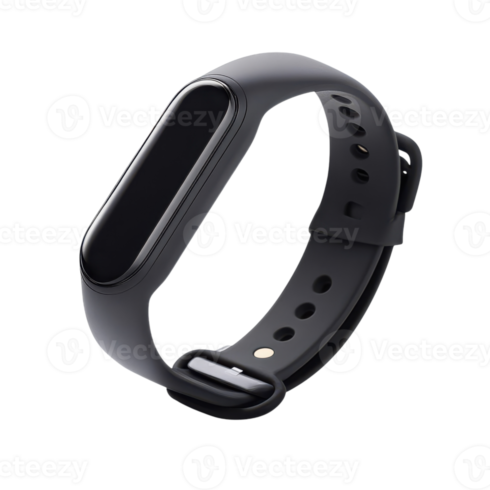 Fitness Tracker Isolated for Health Monitoring and Activities Tracking on transparent background. png
