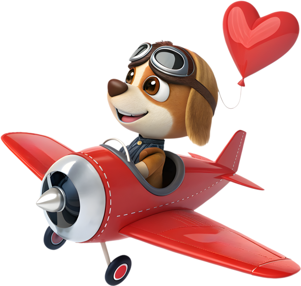 Sending Love Puppy Clipart Expressing Joyful Affection. . png