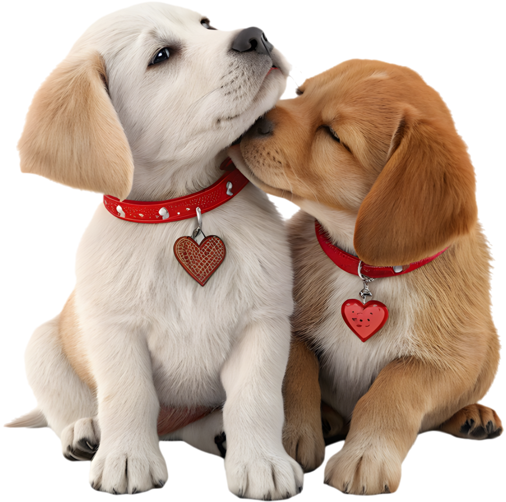 Love-filled Puppy Clipart Expressing Heartfelt Affection and Warmth. . png