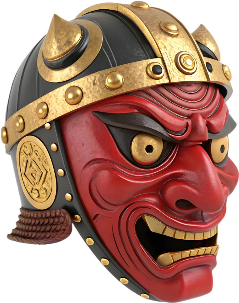 Mystical Japanese Tengu Mask Clipart for Cultural Power. . png