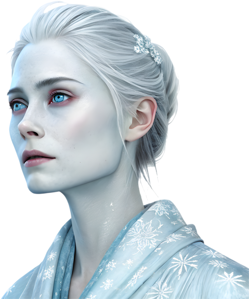 Powerful Yamauba Ghost Clipart Featuring Wisdom and Folklore. . png