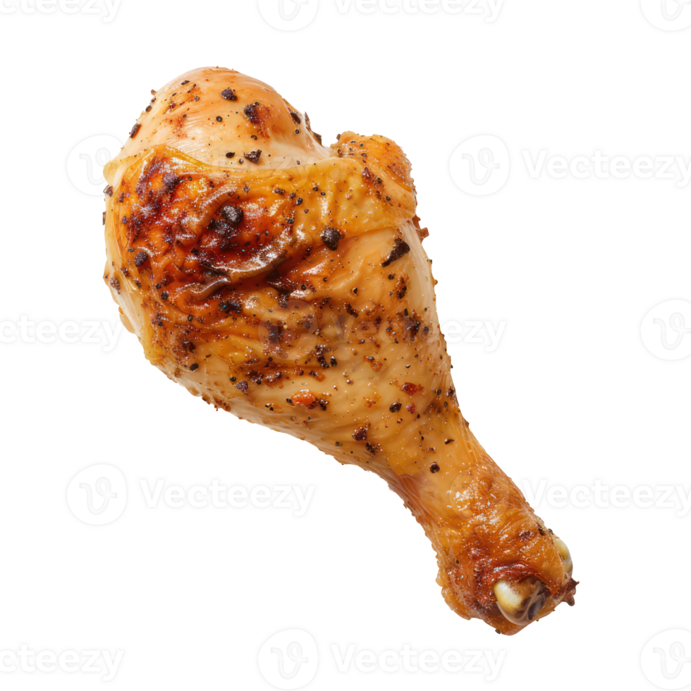 chicken drumstick on a transparency background png