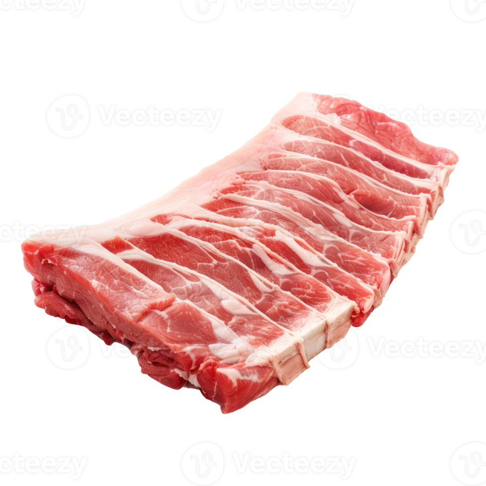 raw pork on a transparency background png