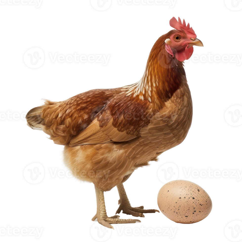 chicken and egg isolate on transparent background png