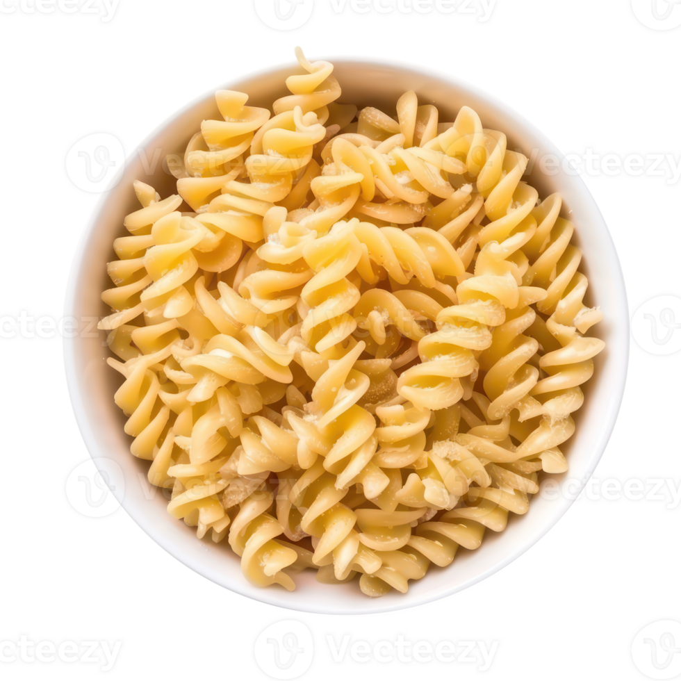 pasta in a bowl on a transparent background png