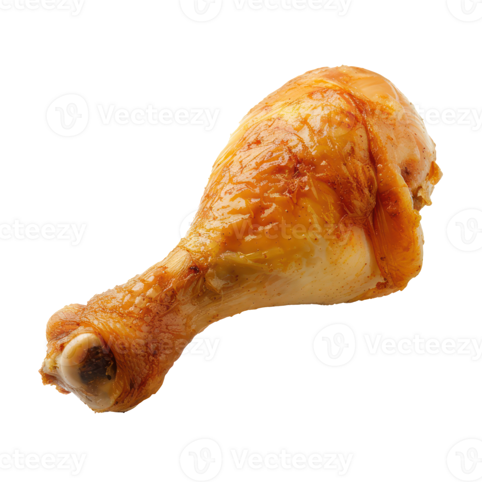 chicken drumstick on transparent background png