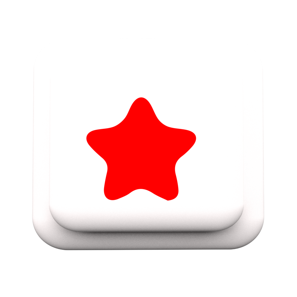 Star Symbol with Light Effects for Creative Projects png