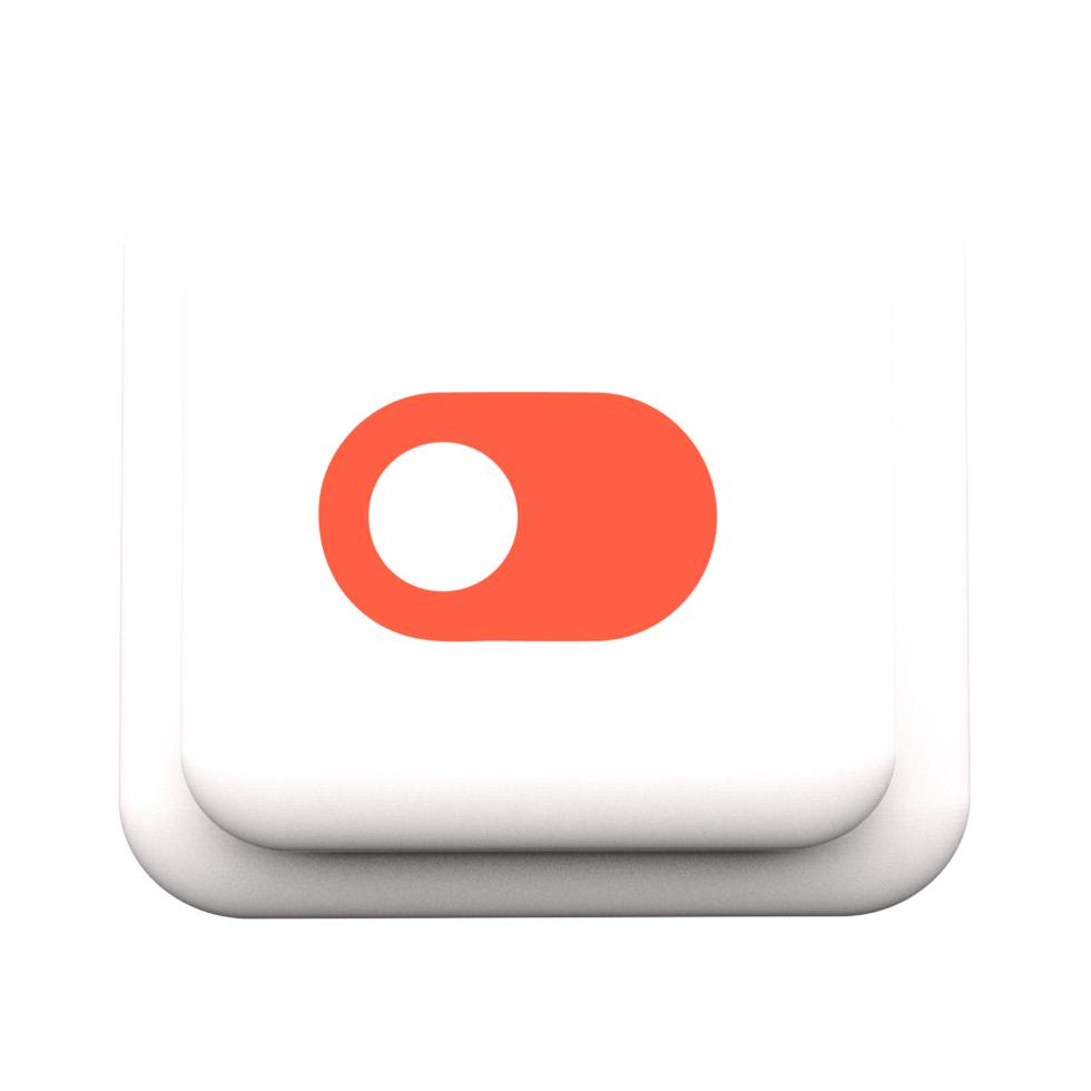 Stylized Switch Icon for Digital Interaction png
