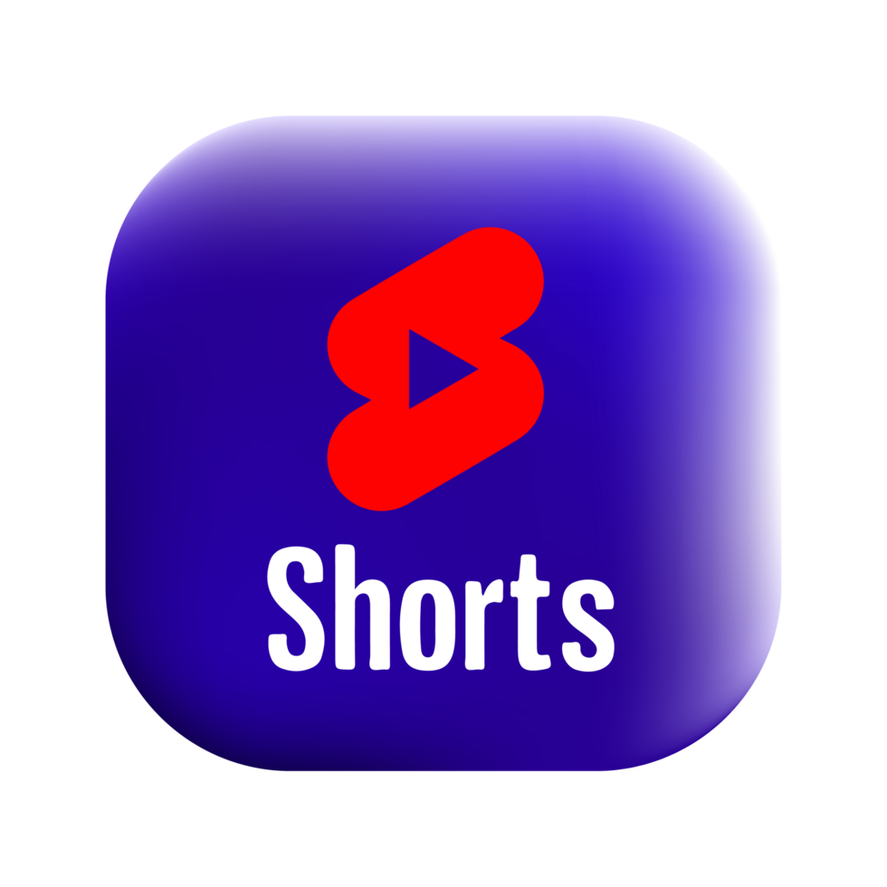 YouTube Shorts Logo in Striking Red for Content Creators png