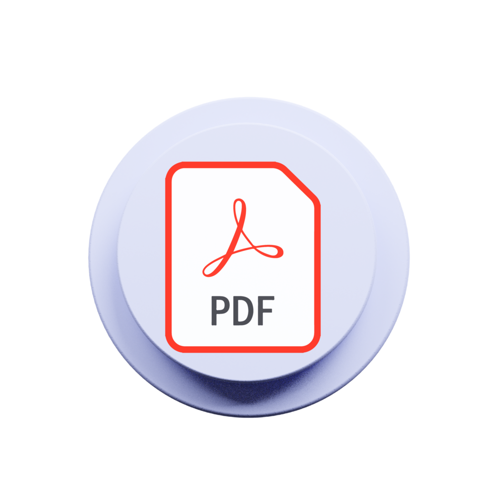 Minimalist PDF Icons for Website and App Design png