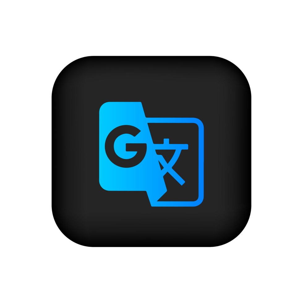 Google translate logo multilingual App png