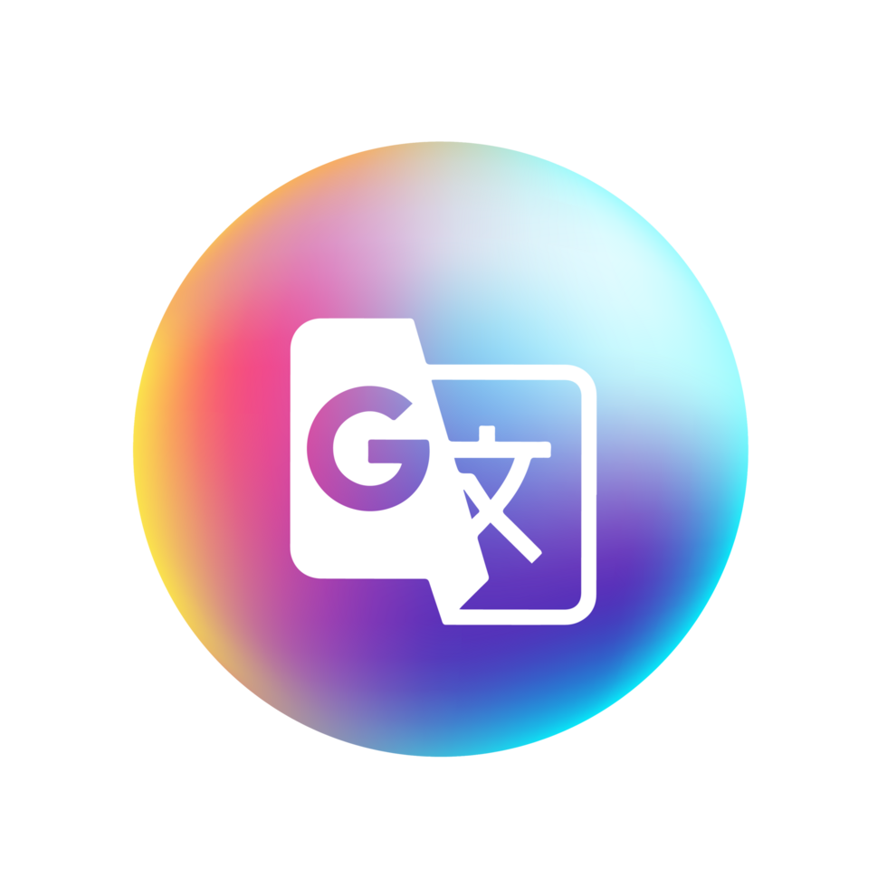 Google translate logo translation language png