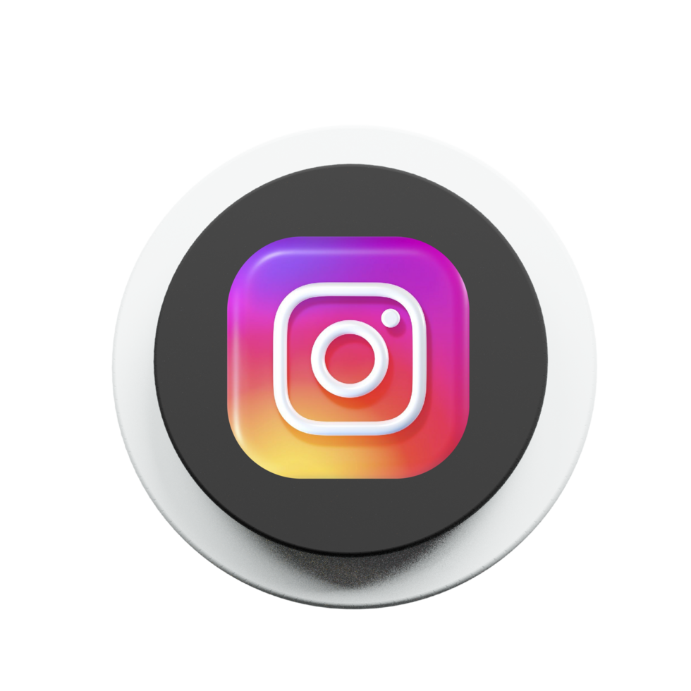 Colorful Instagram Logo Pack for Social Media Template png