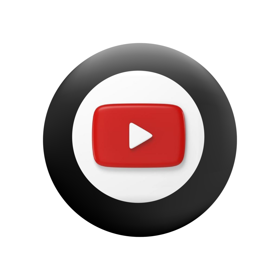 Modern YouTube Logo Icon png