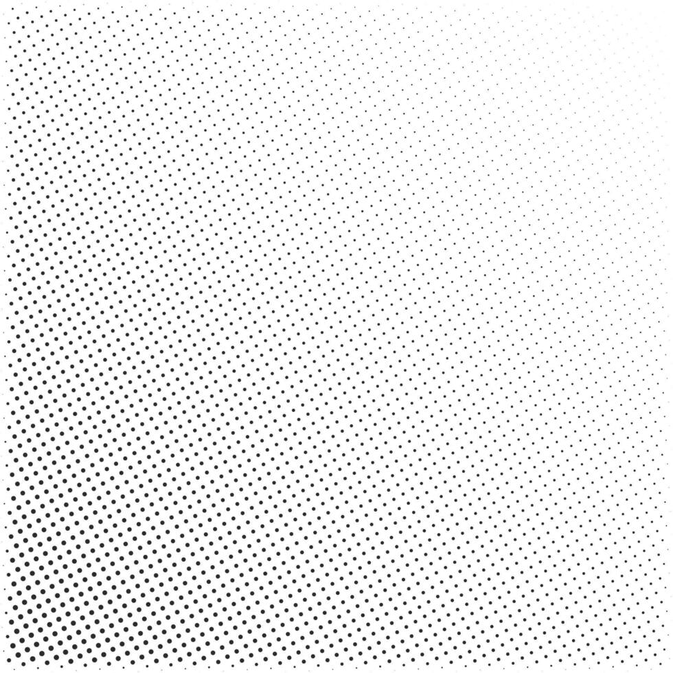 Hypnotic image of black dots on white background. vector