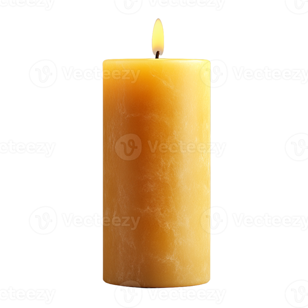 Isolated Candle on Transparent Background for Creative Design, Branding, and Digital Artwork png