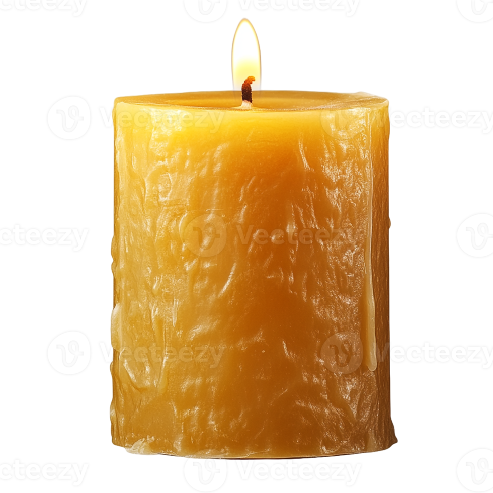 Realistic Isolated Candle on Transparent Background for Digital Art, Design and Branding png