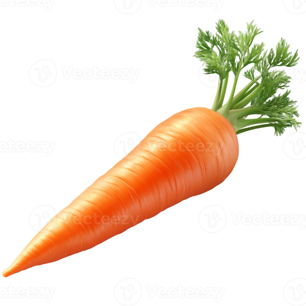 Fresh Isolated Carrot on Transparent Background for Digital Marketing, Design, and Creative Projects png