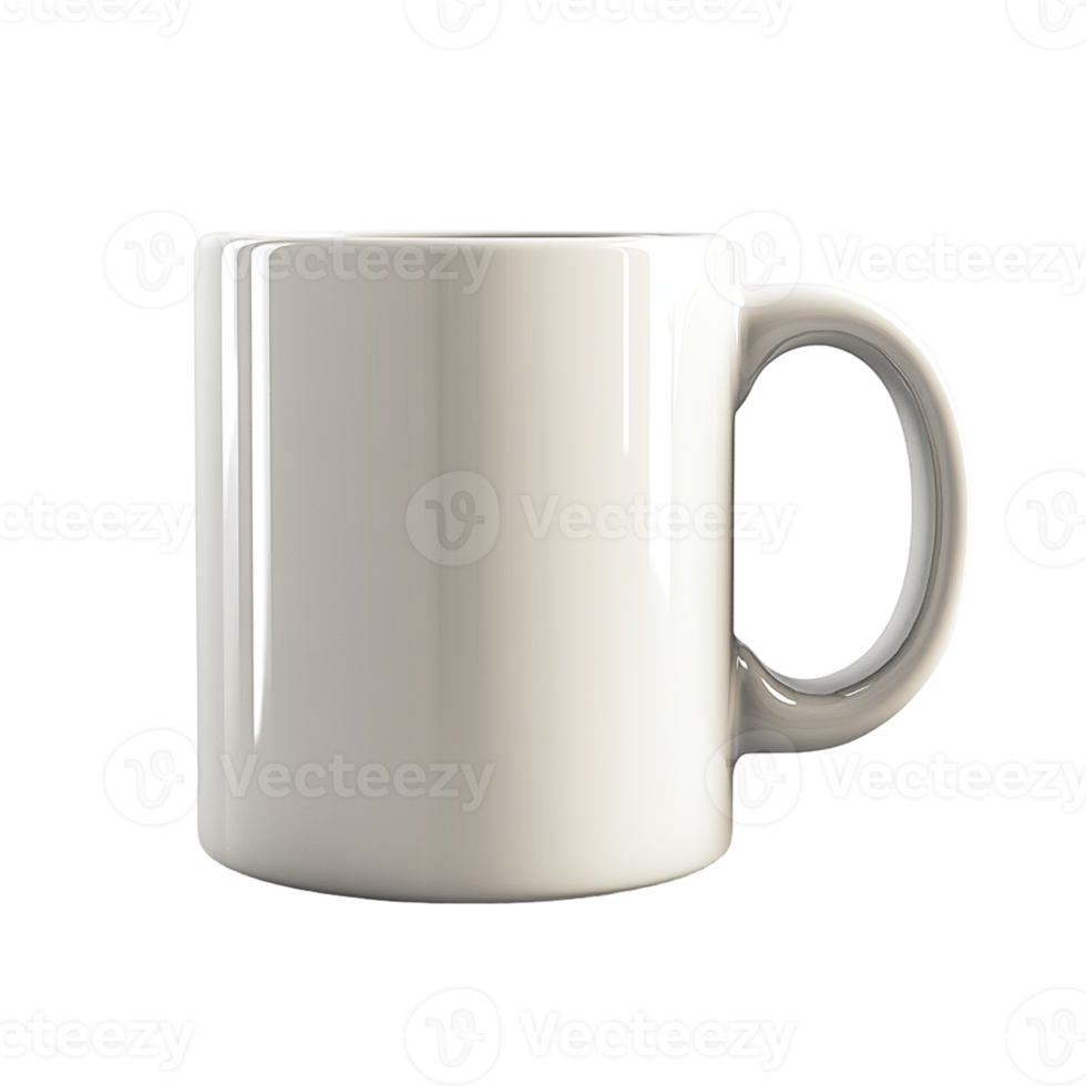 Coffee Mug Isolated on Transparent Background for Cafe Branding, Beverage Advertising, and Creative Digital Artwork png