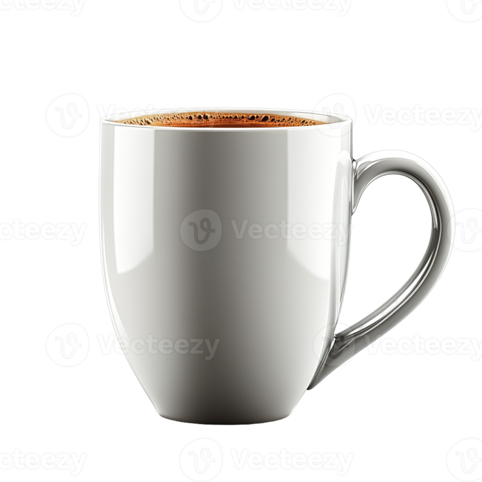 Coffee Mug Isolated on Transparent Background for Beverage Branding, Cafe Designs, and Creative Artwork png