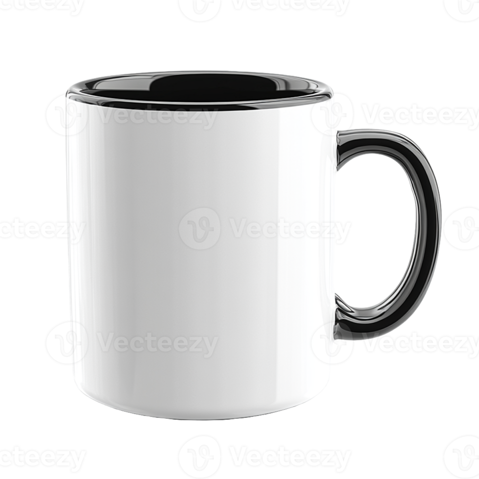 Coffee Mug Isolated on Transparent Background for Beverage Branding, Cafe Graphics, and Digital Design Projects png