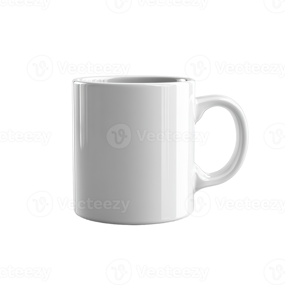Coffee Mug Isolated on Transparent Background for Beverage Branding, Cafe Artwork, and Creative Digital Projects png