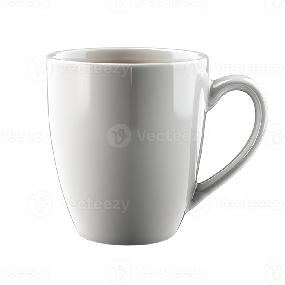 Coffee Mug Isolated on Transparent Background for Cafe Branding, Beverage Illustrations, and Digital Artwork png
